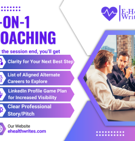 Book a 1-on1 career coaching session with ehealthwrites